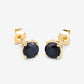 1.70 Carat Genuine Blue Sapphire 10K Yellow Gold Earrings
