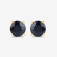 1.70 Carat Genuine Blue Sapphire 10K Yellow Gold Earrings