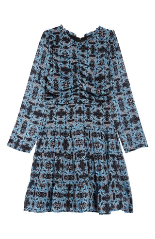 Ava & Yelly Kids Long Sleeve Tiered Dress