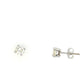 Aamiaa - 0.75 Carat Natural Diamond Round Brilliant Stud Earrings