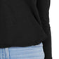 Bobi - Split V-neck Tee With Raw Cut Binding