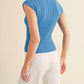 Aemi + Co - Women's Tara Openwork Cap Sleeve Knit Top