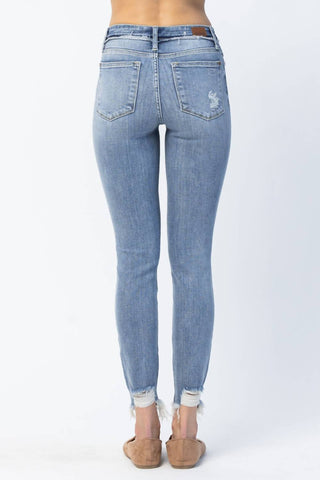 Calça jeans skinny de cintura média Judy Blue - Giana