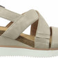 Clarks - Women Lizby Cross Wedge Sandals