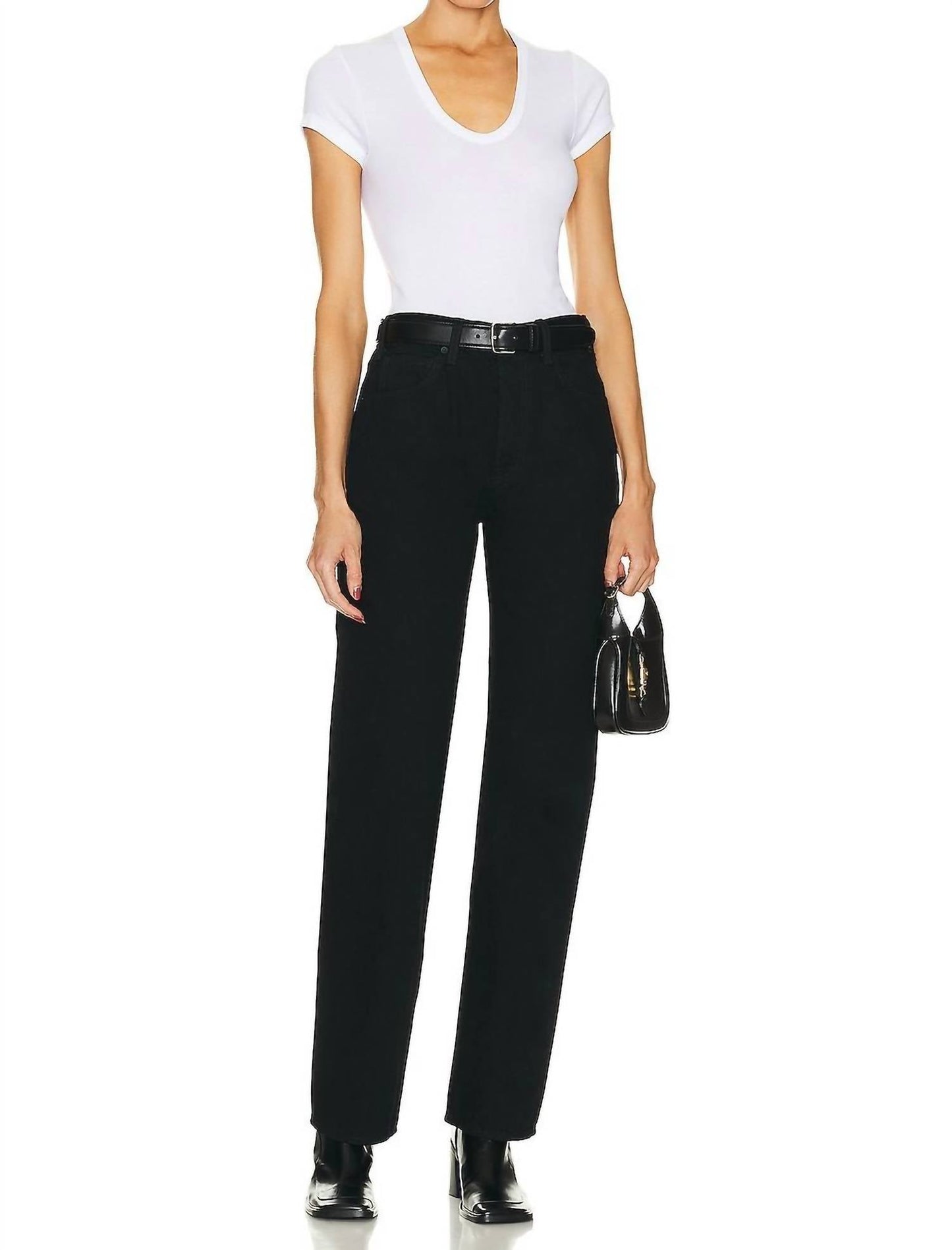 Enza Costa - Supima Cotton Cap Sleeve U T-shirt