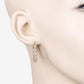 3.80 Carat Genuine Blue Topaz .925 Sterling Silver Earrings
