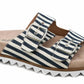 Corkys Footwear - Women's Dash Navy Stripe Sandal