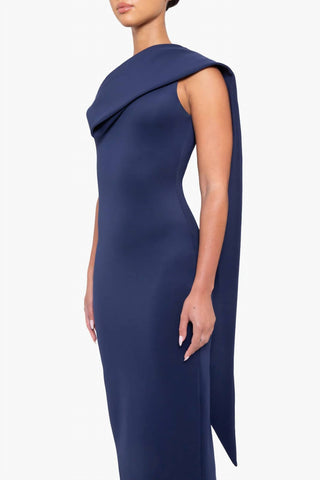 Vestido midi preto Halo - Dolores Cocktail