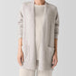 Eileen Fisher - Cardigan longo de seda e caxemira Bliss
