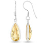 10.04 Carat Genuine Citrine .925 Sterling Silver Earrings