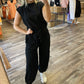 Entro - Oversized Terry Knit Jumpsuit