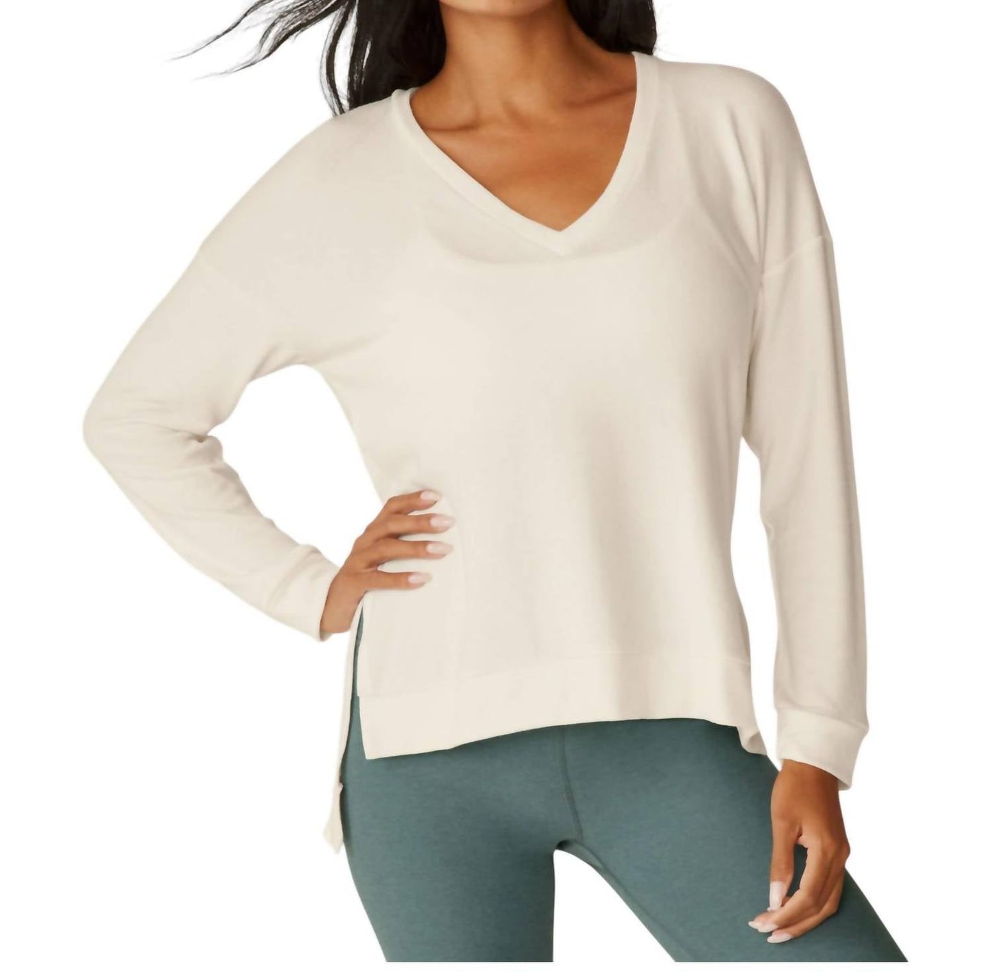 Beyond Yoga - Long Weekend Lounge Pullover
