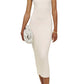 Reformation Nero Open Back BodyCon Dress - Ivory