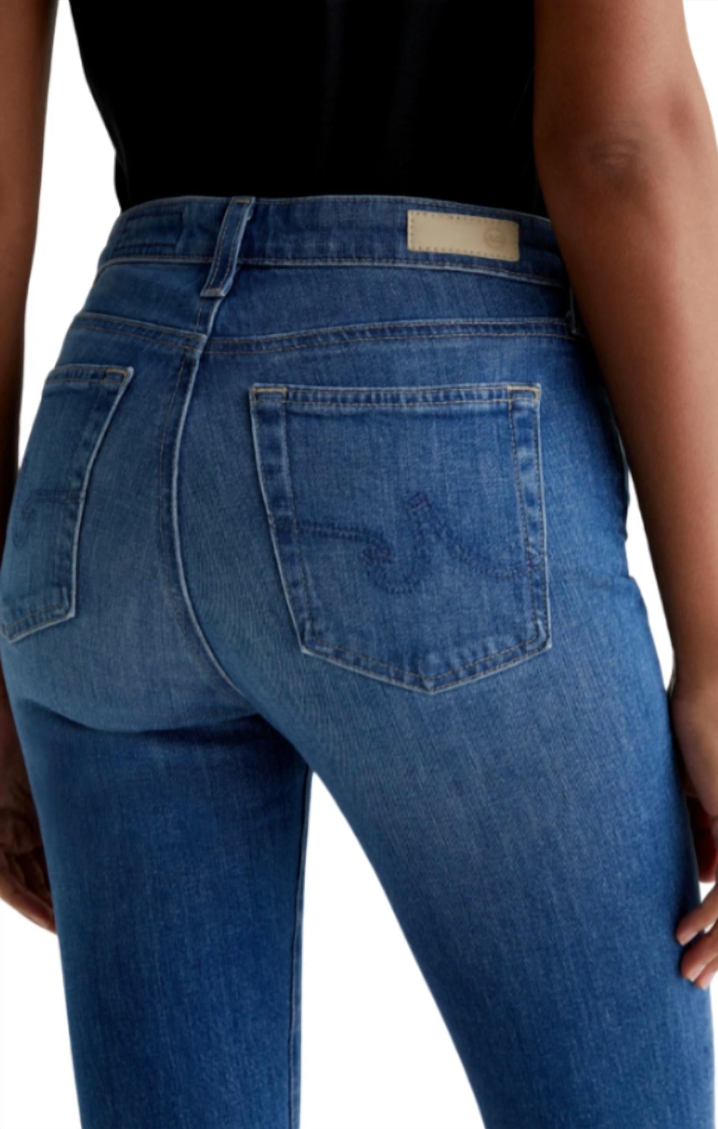 Ag Jeans - Calça jeans Mari Slim com perna reta e tornozelo