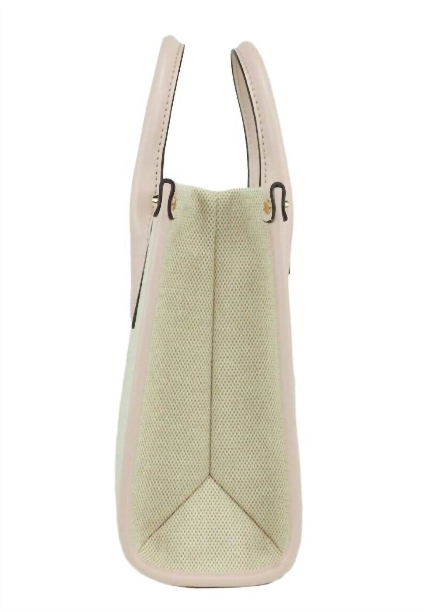 Michael Kors - Women's Mirella Canvas Shopper Crossbody Handbag Purse Small