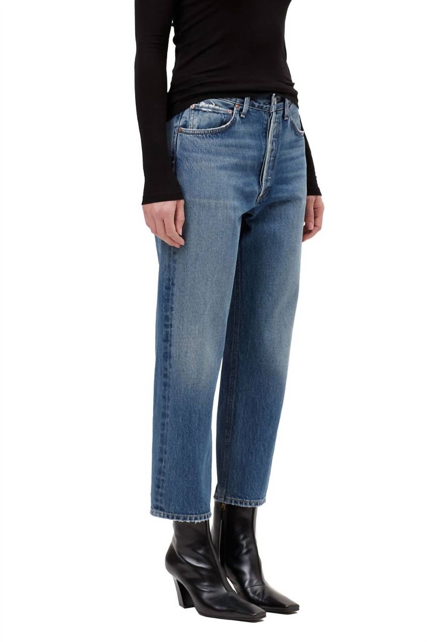 Agolde - Crop Straight Jeans