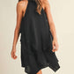 Mustard Seed - Ruffle Layer Halter Neck Dress