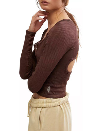 Free People - Bail Out Long Sleeve Layer Top