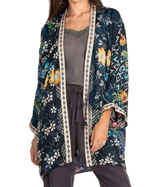 Johnny Was - Jaqueta Rose Burnout Talullah