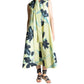Psophia - Sleeveless VNeck Taffeta Dress