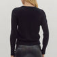Entro - Solid Long Sleeve Knit Top