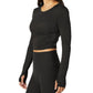 Beyond Yoga - Featherweight Sunrise Cropped Pullover