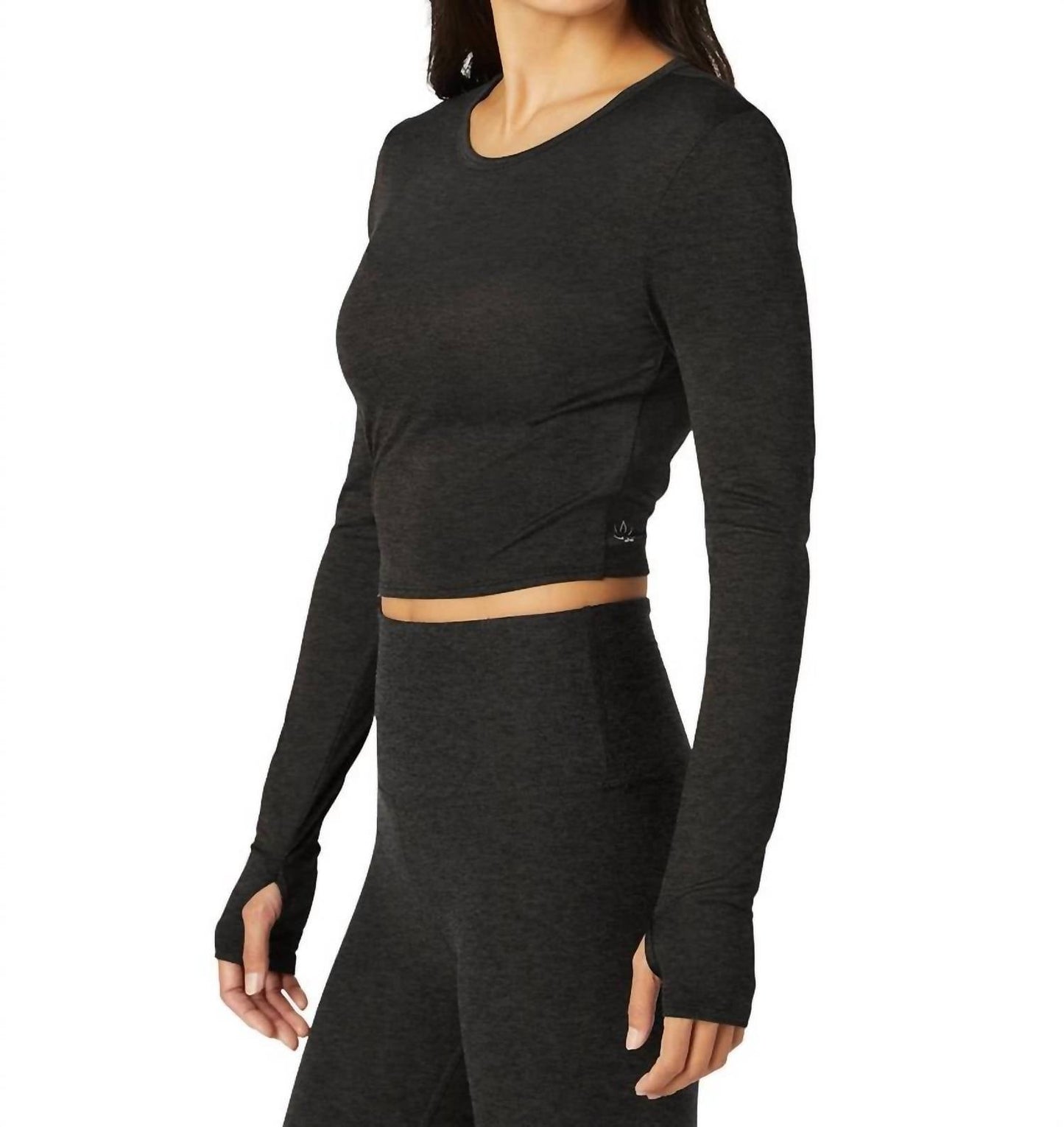 Beyond Yoga - Featherweight Sunrise Cropped Pullover