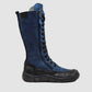 Kcr Group - Women's Original Tall Thick Wool-lined Zip-up Leather Boots