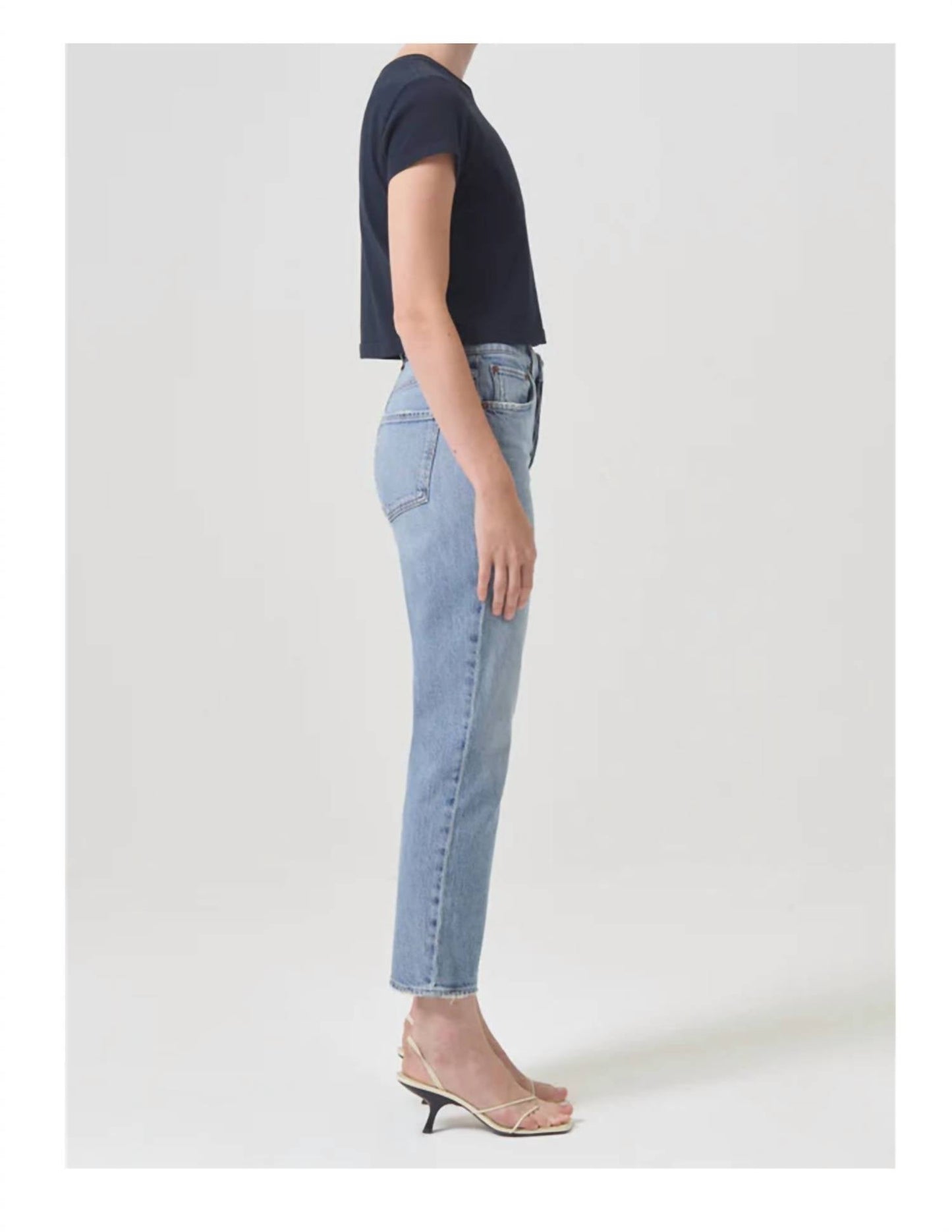 Agolde - Riley High Rise Straight Crop