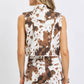Judy Blue - High Waist Cow Print Shorts