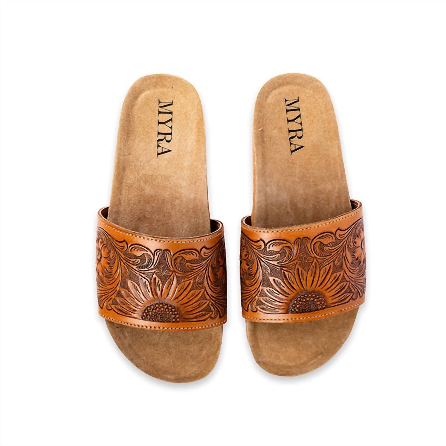 Myra - Women's Dottie Hand Tooled Sandals