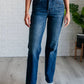 Judy Blue - Mid Rise Control Top Classic Straight Jeans