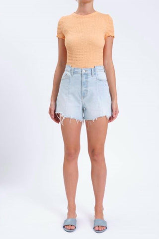 Daze - Knockout &amp; Tear &amp; Repair Short de cintura alta
