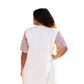 On The Plus Side - Short Sleeve Round Neck Tonya Blouse - Plus