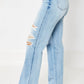 Judy Blue - Rigid 90’s Destroy Straight Leg Jeans