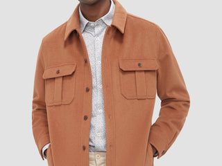 Bugatchi Uomo - Wool Cashmere Shirt Jacket