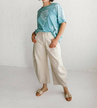 Free People - Calça Jeans Good Luck Mid-Rise Barrel
