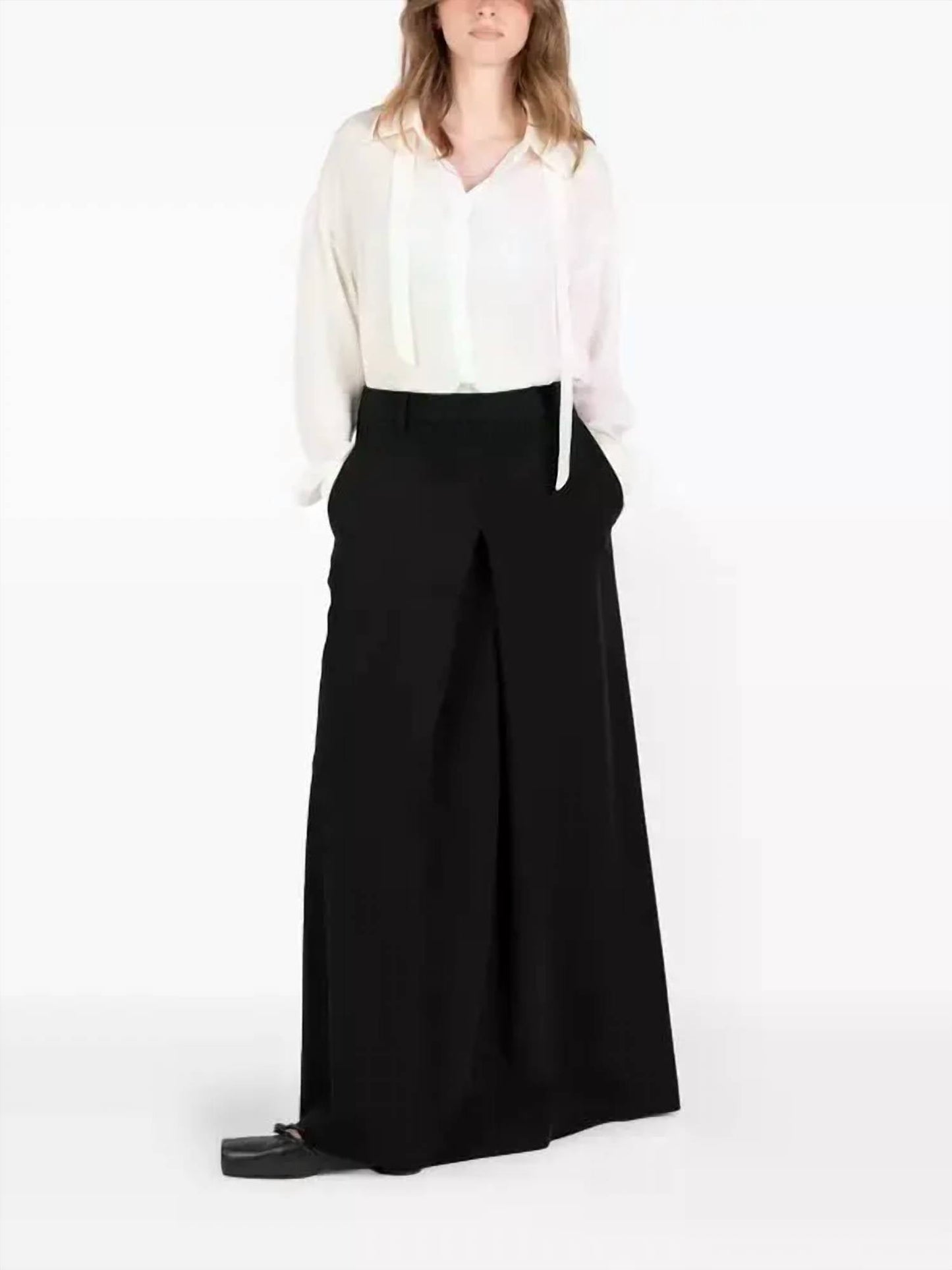 Anonyme - Women's Pleated Long Skirt