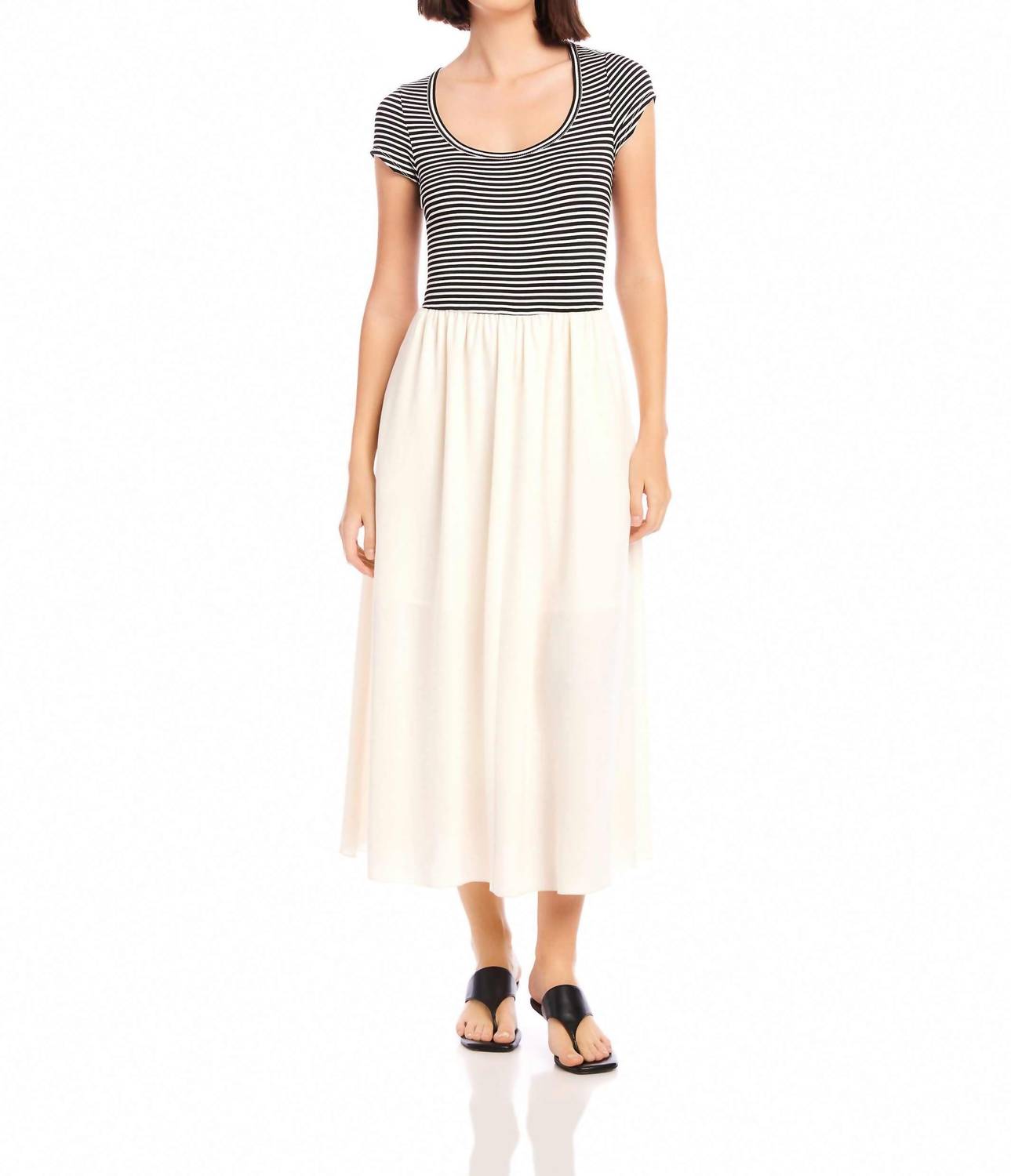 Fifteen Twenty - Contrast Hem Sylvie Maxi Dress