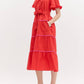 Entro - Scalloped Midi Dress