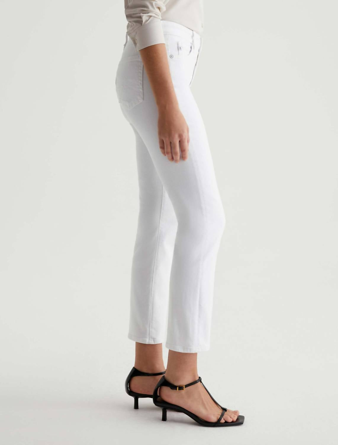 Ag Jeans - Mari Crop Mid-rise Slim Straight Jeans