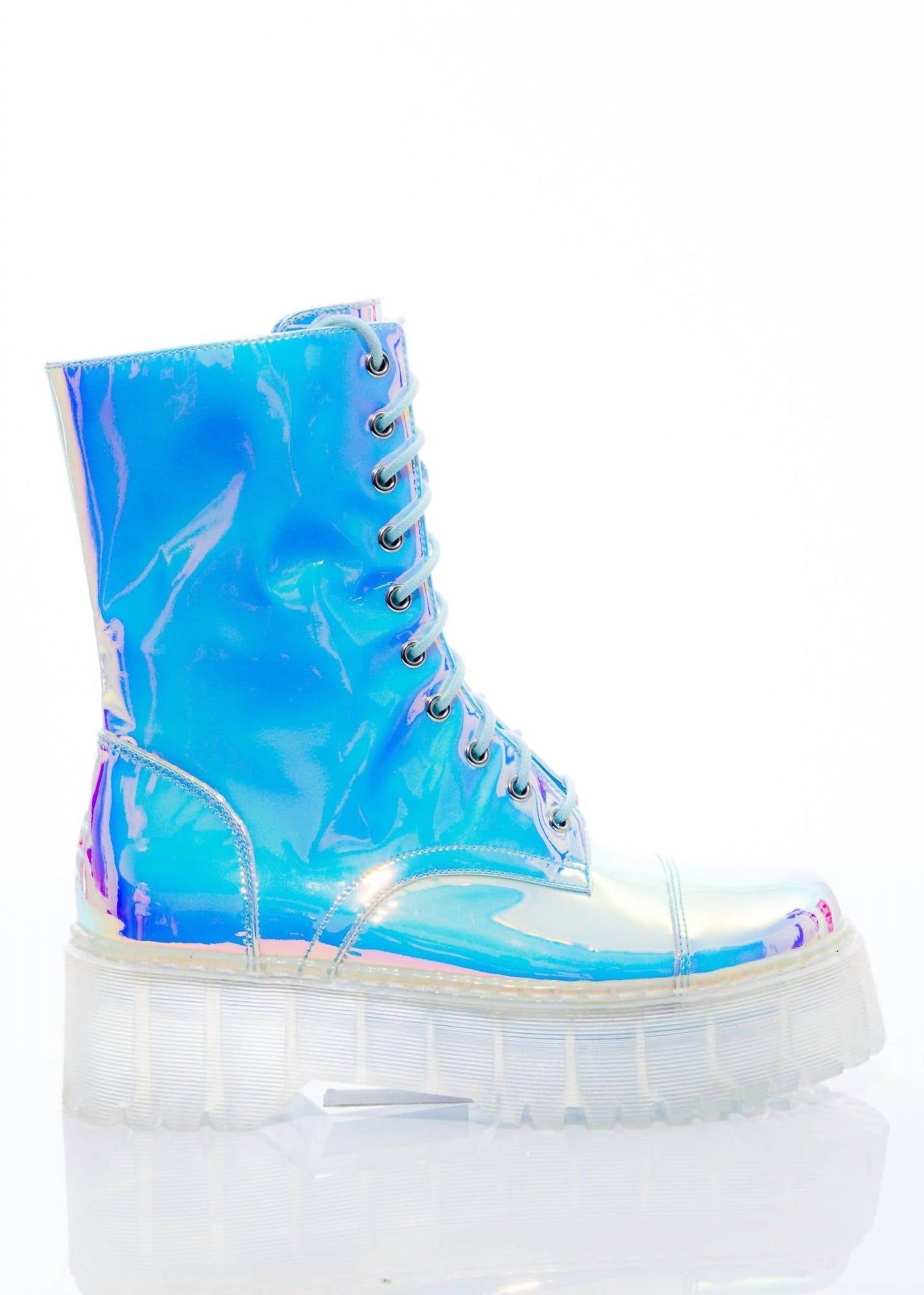 Sparkl Fairy Couture - Women's Opal Combat Boot