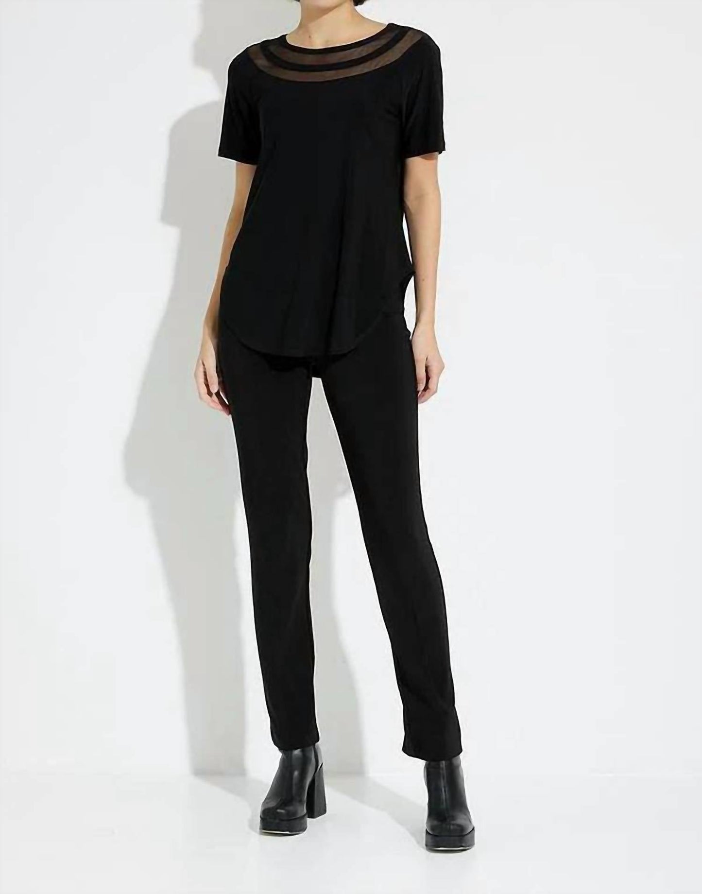 Joseph Ribkoff - Contour Neckline Tunic