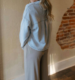 Z Supply - Jaqueta de malha curta para o dia todo