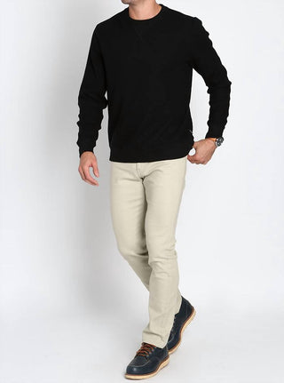 Jachs New York - Moletom com gola redonda e estampa waffle escovada