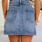1 The Woman - Ashleigh Denim Wrap Skirt
