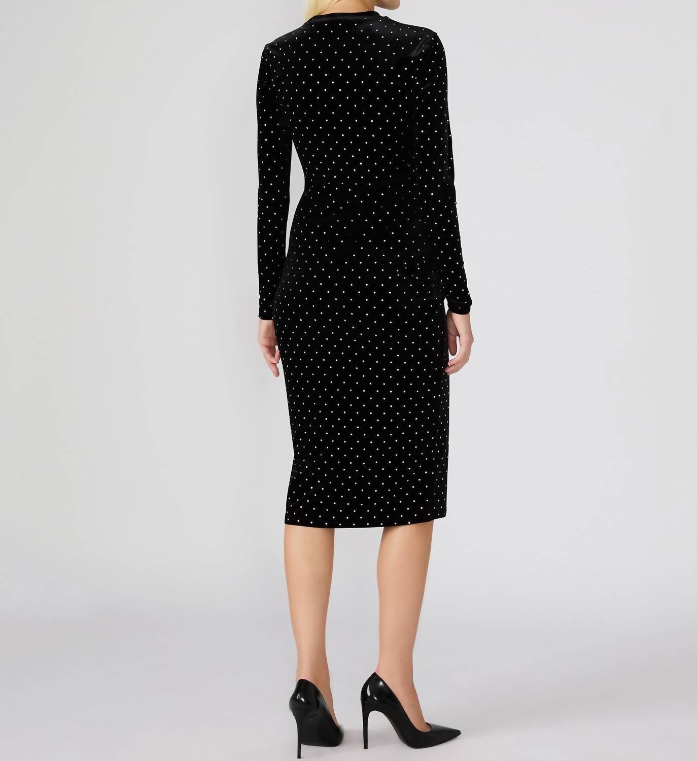 Steve Madden - Hailee Studded Velvet Dress