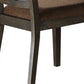 Jameson Side Chair Set of 2 Brown Espresso