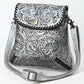 American Darling - Women's Floral Hand-tooled Genuine Leather Small Crossbody Bag