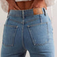 Free People - Xena High Rise Slim Straight Jeans